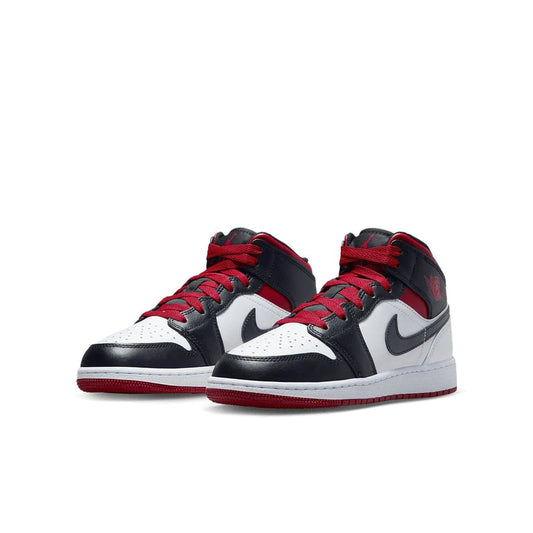 Jordan 1 Mid Gym Red Black Toe (GS)